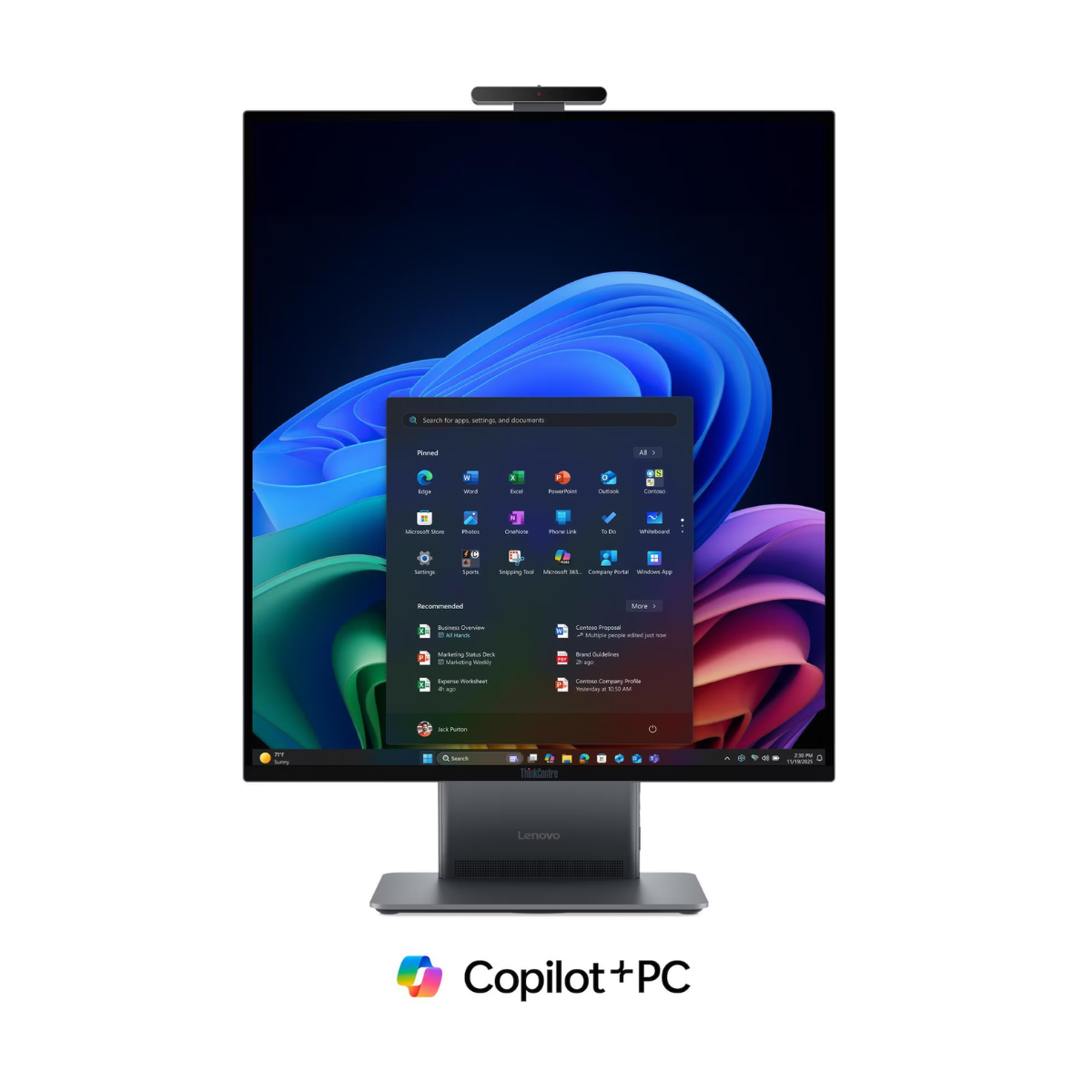 X Series AIO - 27.6" QHD (2560x2880) IPS - Non-touch - Intel Core™ Ultra 5 325 - 16GB - 1TB SSD - Windows 11 Pro - Wi-Fi 7 - 3Y Onsite