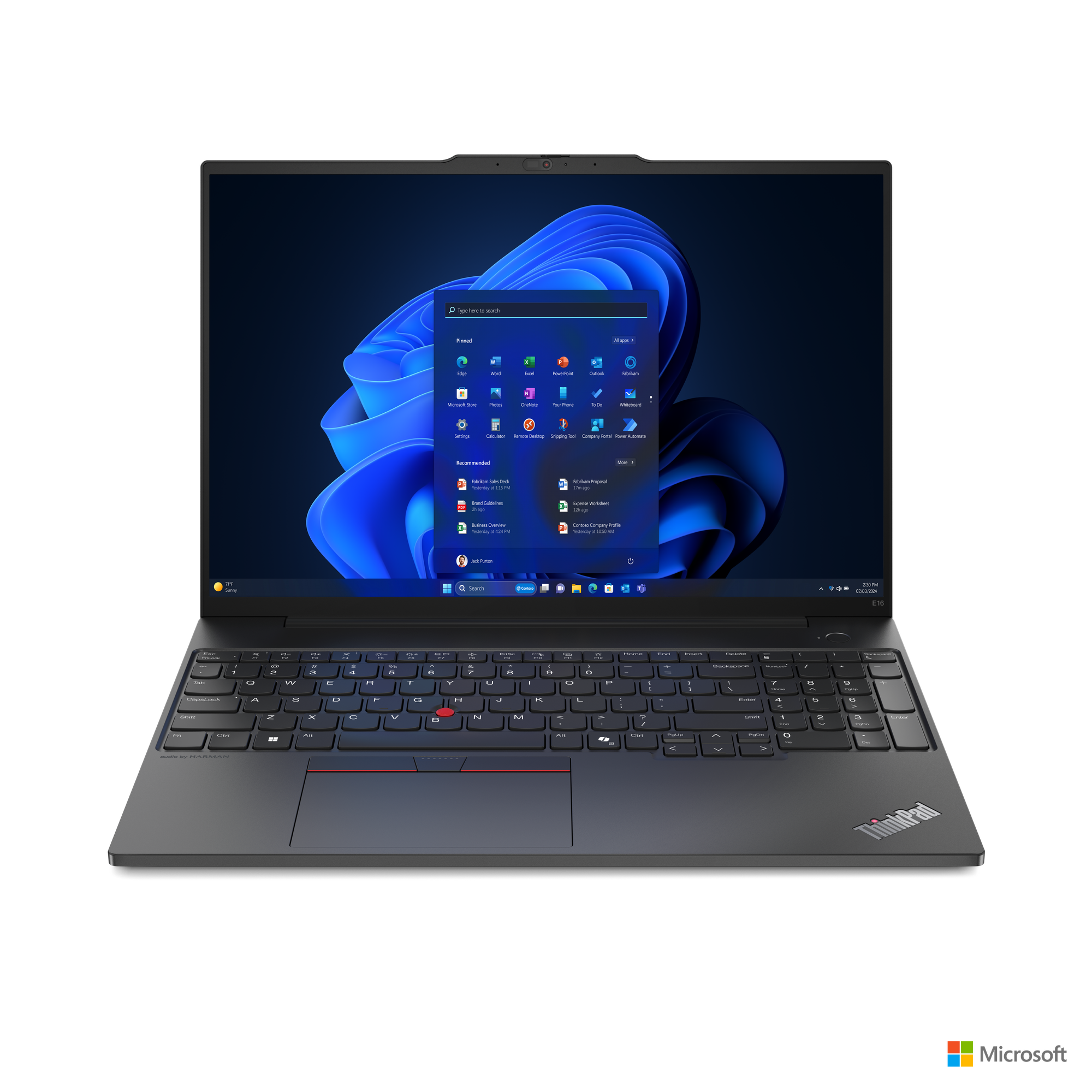 Lenovo ThinkPad E16 Gen 2 ULT7-155H 16GB 512GB W11 Pro