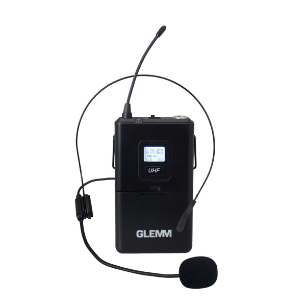 Doppio radiomicrofono UHF palmare + bodypack Glemm