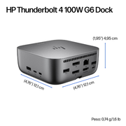 HP TB4 100W G6 Dock