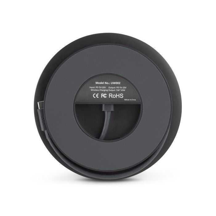 aiino - AirHub hub USB-C 11 in 1 con caricatore wireless Qi