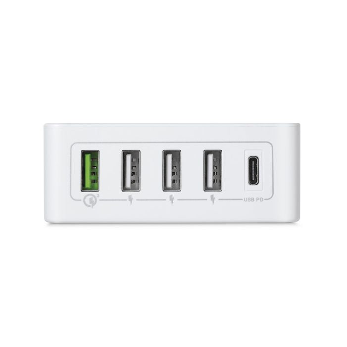 Aiino - Charging Station con Type-c PD + QC 3.0 + 3 USB - 60W Max - EU plug