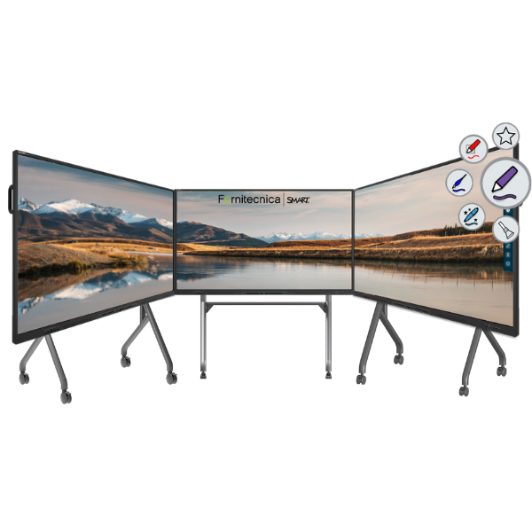 Ambiente immersivo collaborativo SMART 86″