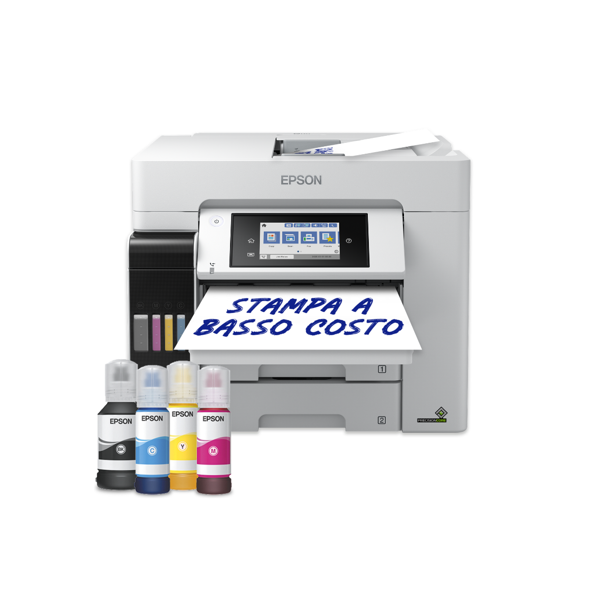 EcoTank Pro ET-5885 Stampante multifunzione A4 Wi-Fi con serbatoi di inchiostro ricaricabili e supporto PCL
