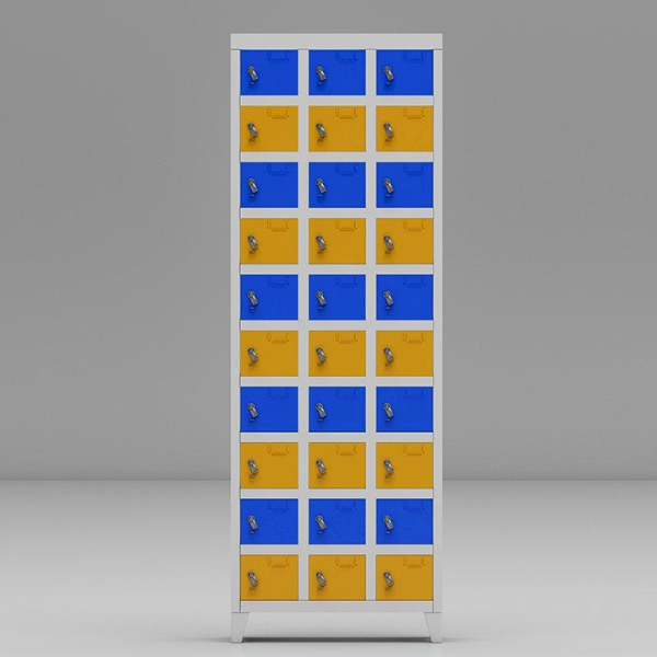 HELGI Phone Locker - Armadietto in acciaio 30 slot