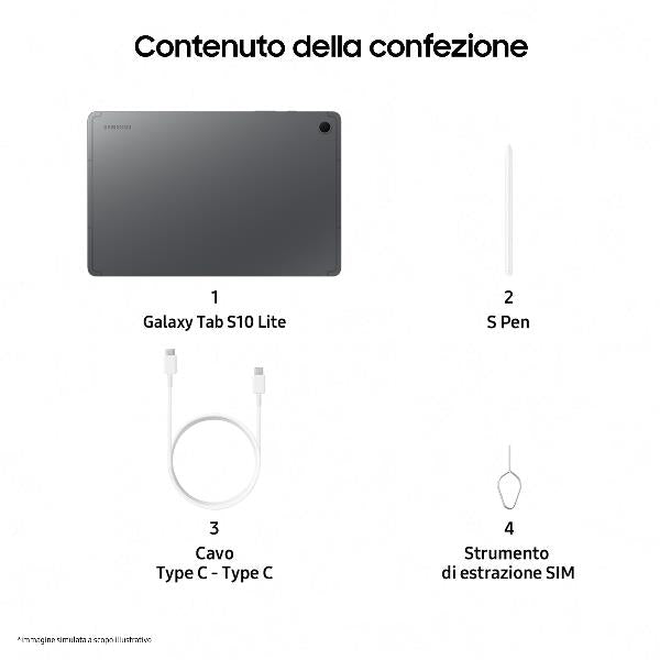 Tablet - GALAXY TAB S10 LITE WIFI 6+128GB ENTERPRISE EDITION