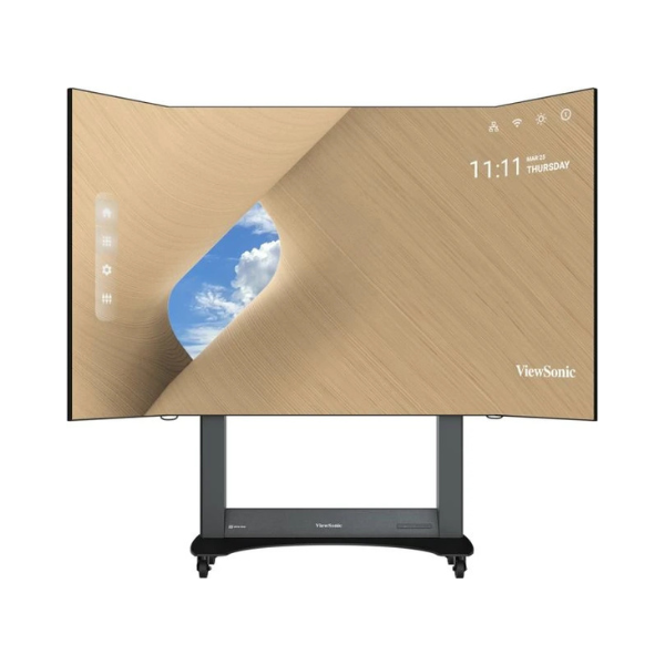 Display LED Direct View 138” – Pixel Pitch 1,588 mm, Tecnologia GOB, 600 nit, Contrasto 6500:1, Android 9.0, Durata LED 100.000 ore, ViewBoard Cast