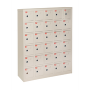 Porta cellulari in metallo con chiusura a chiave - 30 alloggiamenti