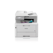 Brother MFC-L8390CDW Stampante multifunzione LED a colori 4 in 1 compatta con stampa e scansione duplex, rete cablata, wireless, NFC per autenticazione e display touchscreen a colori da 8.8 cm