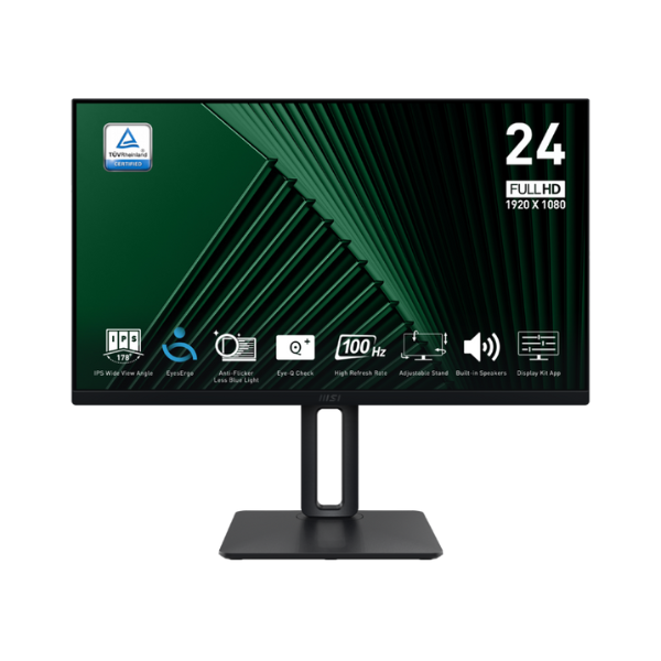 Monitor MSI PRO MP245PG 23,8" IPS FullHD Audio - Pivot e regolabile in altezza