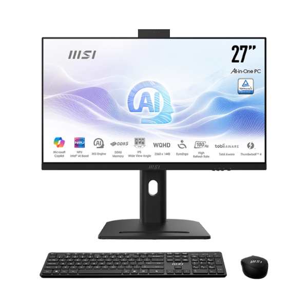 Pc AIO Modern AM273QP 1UM-064IT AI 27" LED QHD - Core Ultra 7 155H - DDR4 32GB - 1TB M.2 PCIe SSD