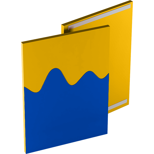 Protezione murale onda