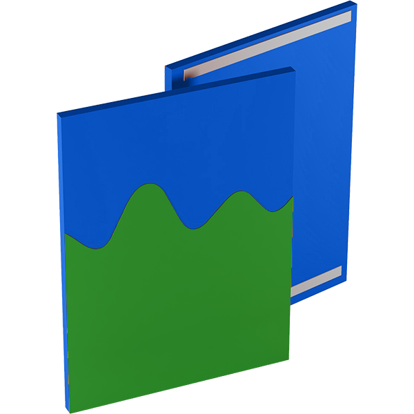 Protezione murale onda