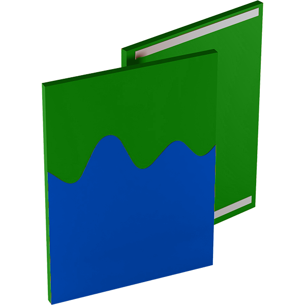 Protezione murale onda