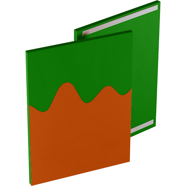 Protezione murale onda