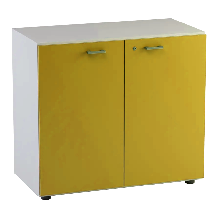 Libreria bassa ante legno con serratura SmartArreda