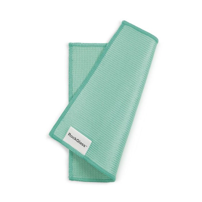 RockGlass - Kit di pulizia flacone da 200 ml e panno in microfibra 15 x 15 cm