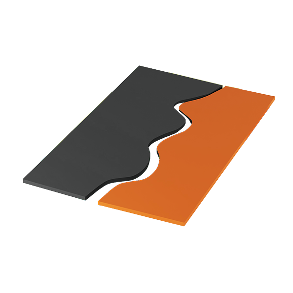 Tappeti onda bicolore