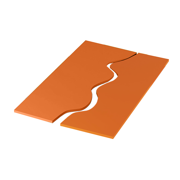 Tappeti onda bicolore