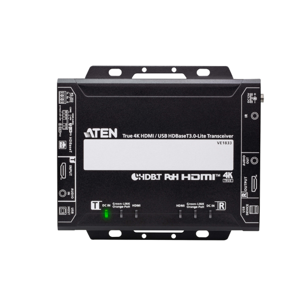 Ricetrasmettitore HDBaseT 3.0 USB/HDMI True 4K Aten VE1833 2xUSB